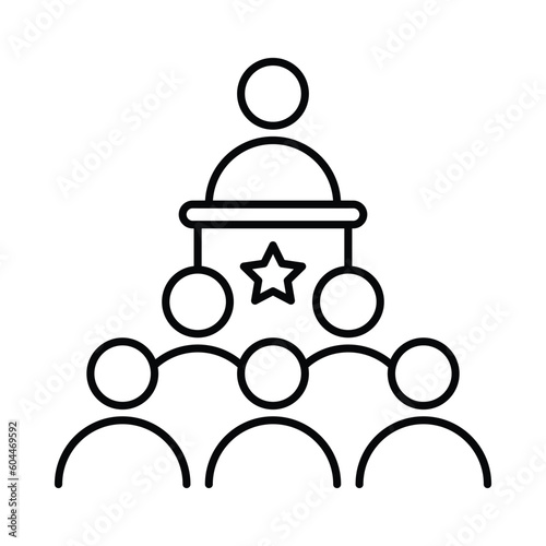 politician, man, speech, teaching, politician conference icon