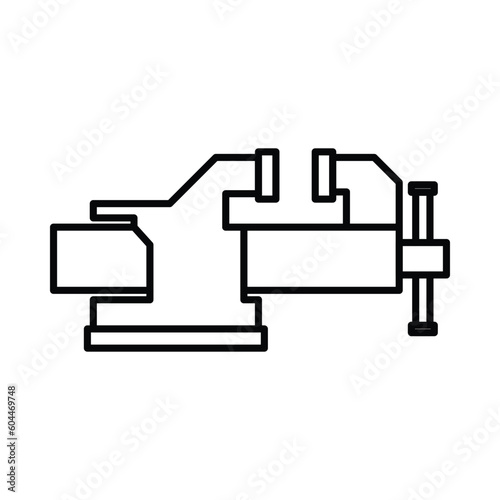 Vise, Bench Vise, Vice Jaw vise tool, carpentry tool, Vice bench tool icon