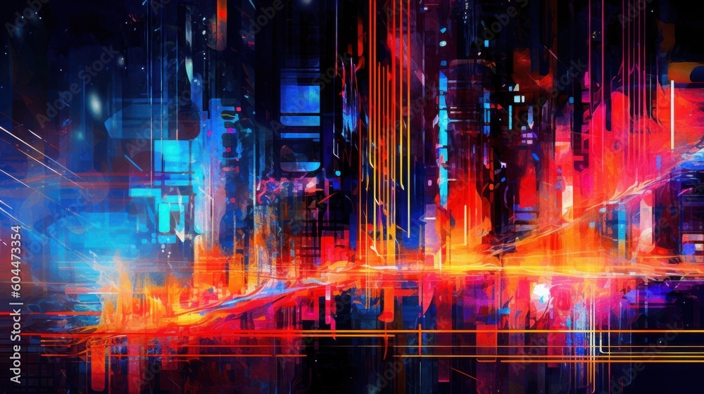 Fototapeta premium Concept of Daydreaming in Vibrant colors