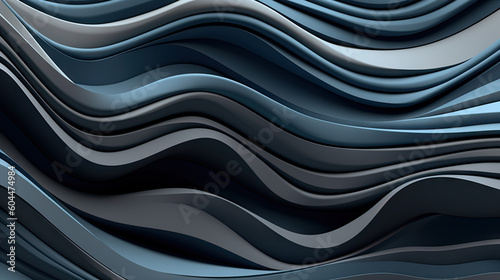 unobtrusive colorful modern curvy waves background illustration with dark slate gray, ash gray and dark gray color