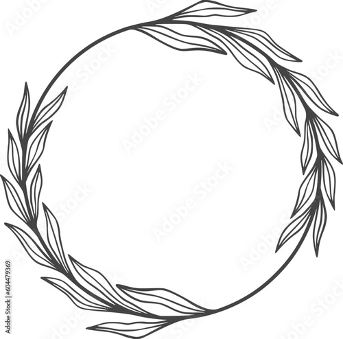 Floral Weath, wreath, design, floral, frame, illustration, vector, wedding, flower, background, nature, vintage, invitation, decoration, border, plant, template, banner, card, botanical, spring, leaf,