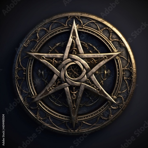 Ancient pentagram symbol