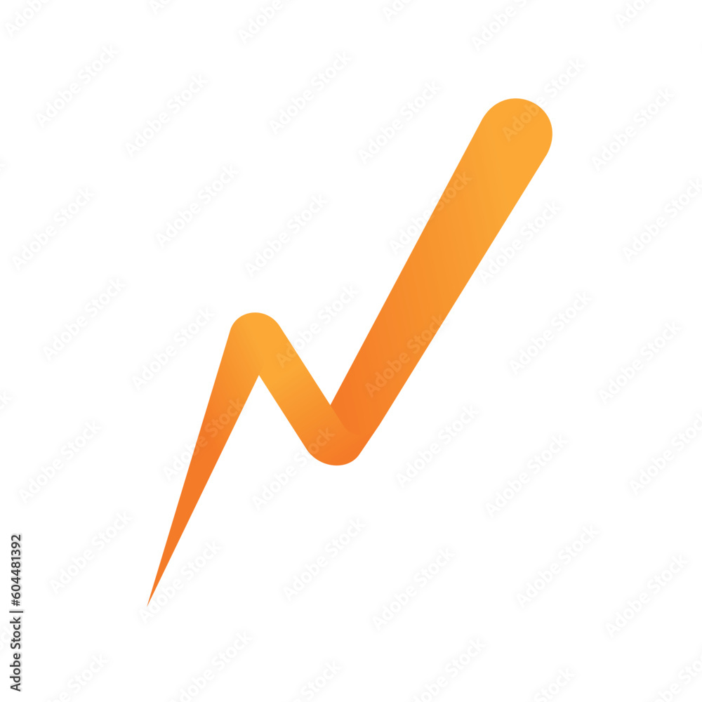 lightning logo icon vector