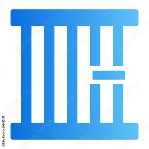 jail gradient icon