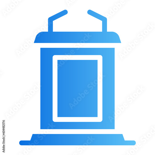 tribune gradient icon