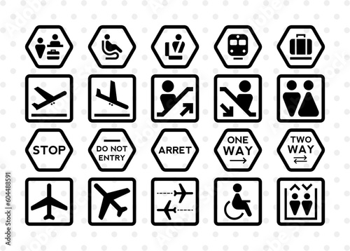 Airport Sign SVG, Airport Sign Silhouette, Infomation Sign Svg, Airbus Svg, Airport Svg, Fly Svg, Road Sign Svg, Departures Svg, Arrivals Svg, Airport Sign Bundle