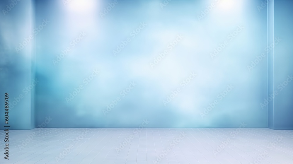empty room with blue wall empty room with blue wall