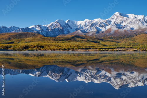 Altai lake Dzhangyskol on mountain plateau Eshtykel. Altai, Siberia, Russia © Serg Zastavkin