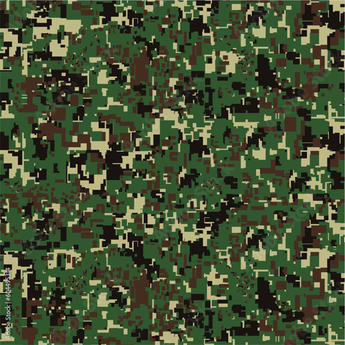 Digital camoflage pattern