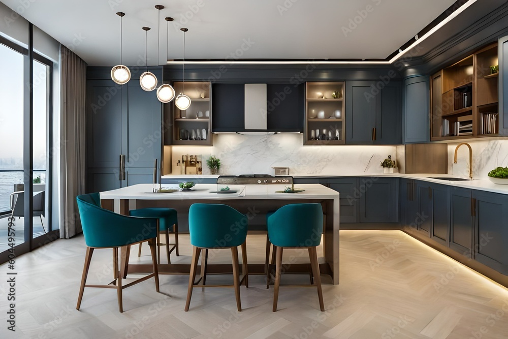 Fototapeta premium Kitchen interior design