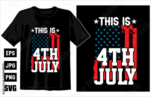 4th July independent day t-shirt design vector, freedom t-shirt design graphic, independence day vintage t-shirt