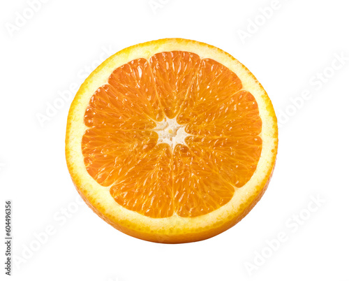 Orange slice on transparent png