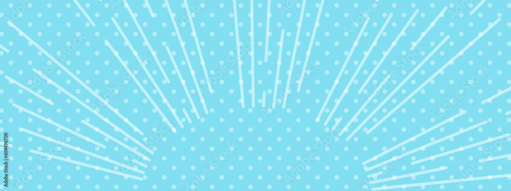 Obraz premium 集中線 シンプル 使いやすい 横 横長