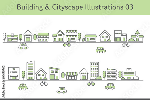 Building & Cityscape Illustrations 03