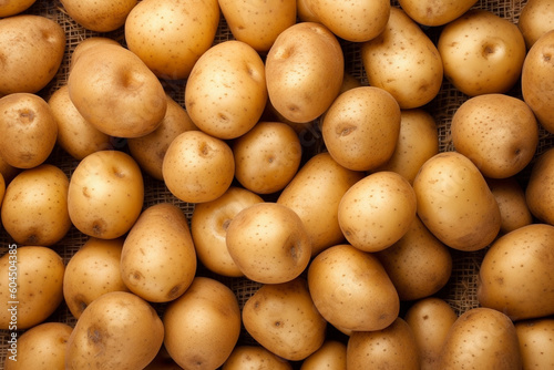 A background photo of Potatoes  Potatoes Pattern Background  Generative AI