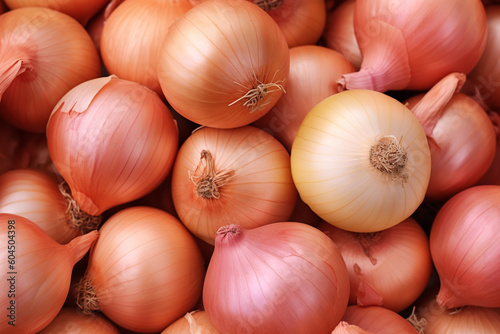 A background photo of onions  onions Pattern Background  Generative AI