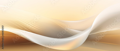 White modern abstract background elegant neon light Generative Ai