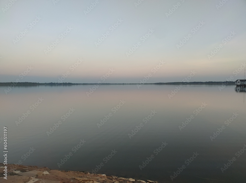 Fototapeta premium morning on the lake