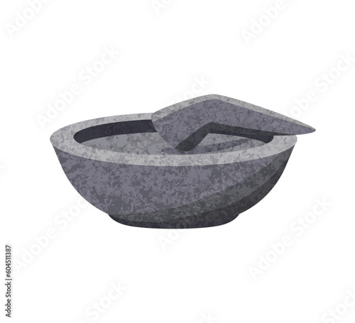 Cobek, an Indonesian traditional stone mortar
