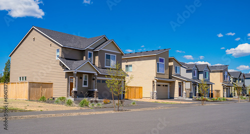 Row of homes in Oregon 