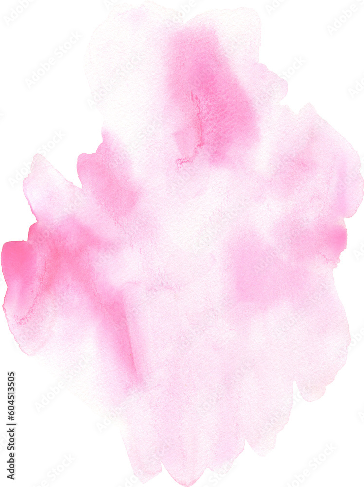 Pink watercolor texture hand-painted