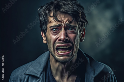 Ein Mann weint KI © KNOPP VISION