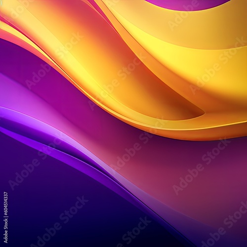 Rendering of Abstract Pink, Blue, Orange and Purple Material Pattern, Generative Ai Illustration