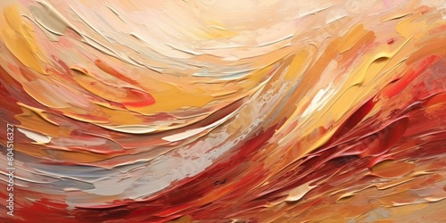 Orange fluid vibrant backgr...