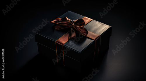Beautiful luxury gift boxes. generative ai