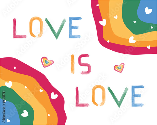 Pride background  vector banner