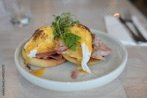 A beautiful dish at the cafe