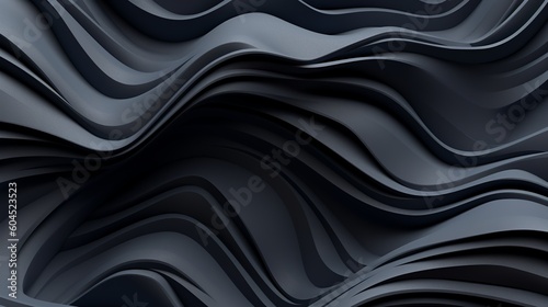 Abstract dark wave luxury pattern background Created with generative Ai