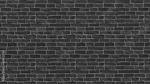 Brick pattern black texture