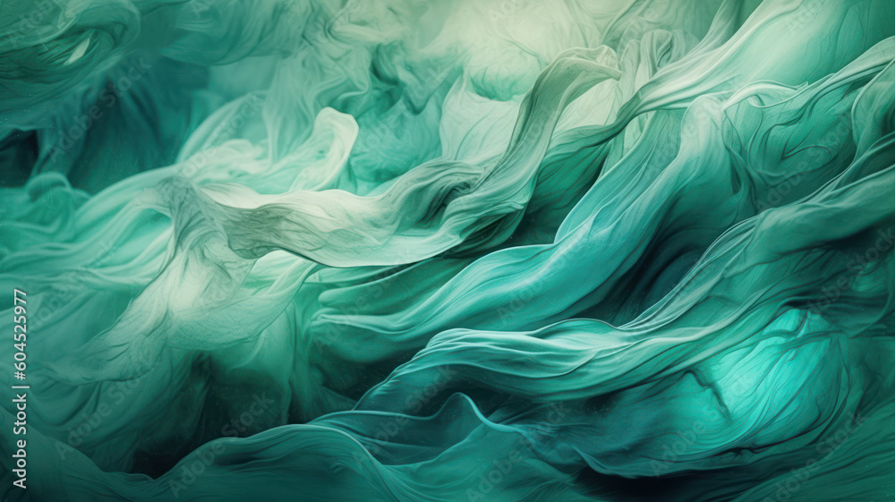 Tropical abstract background in shades of green and turquoise Tropical abstract background in shades of green and turquoise