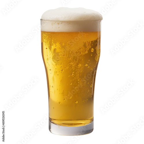 Canvas Print beer isolated
