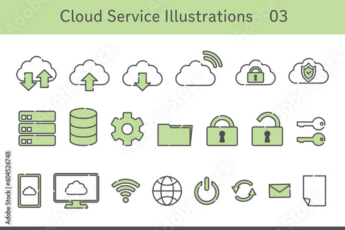 cloud service Illustrations 03
