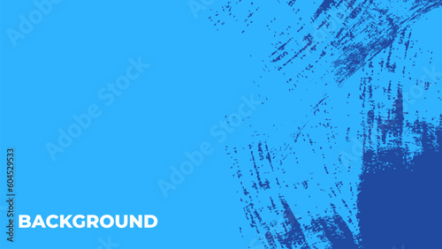 Abstract blue splash brush background 