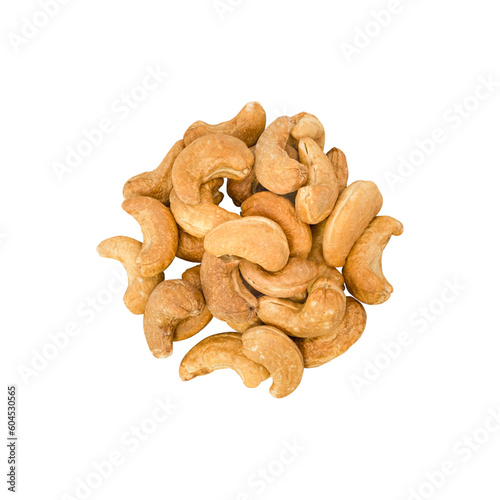 cashew nut isolated on transparent background