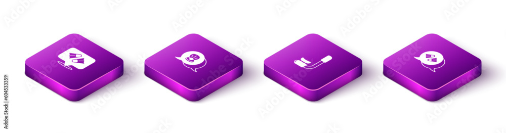 Set Isometric Flippers for swimming, Scallop sea shell, Snorkel and icon. Vector Set Isometric Flippers for swimming, Scallop sea shell, Snorkel and icon. Vector