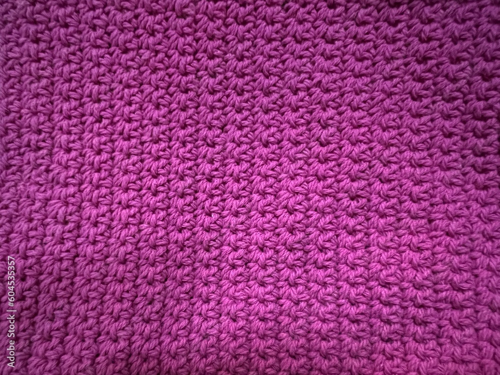 A beautiful crochet magenta color A beautiful crochet magenta color