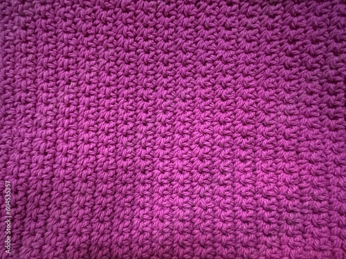 A beautiful crochet magenta color