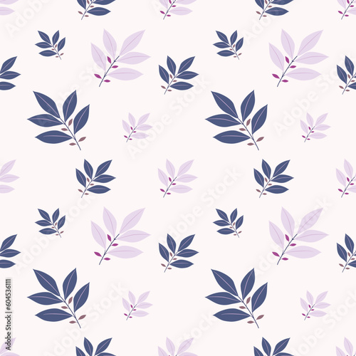 Seamless pattern with leaves. Leaves Pattern. Modern design for paper, cover, fabric, interior decor and other
