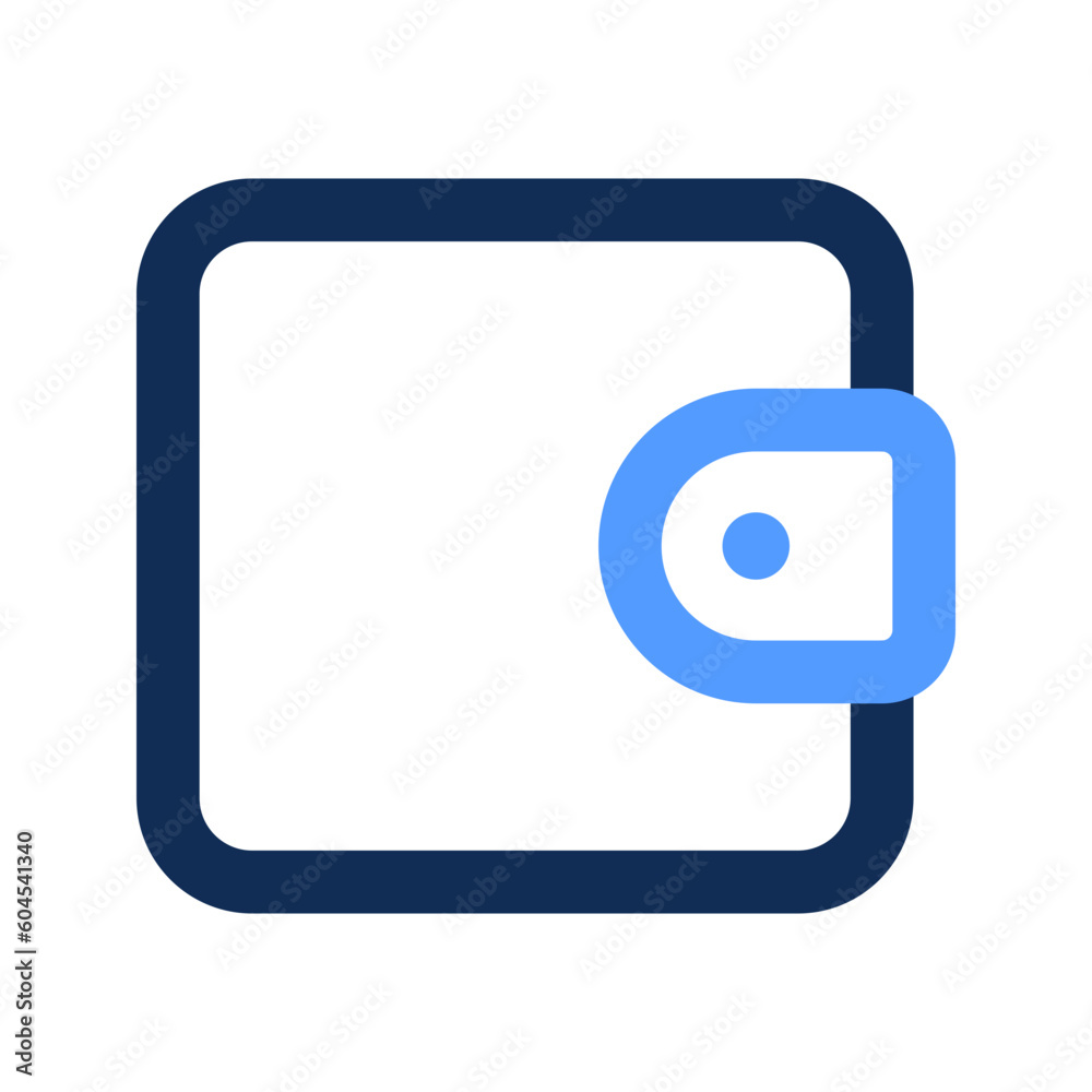 wallet outline color icon wallet outline color icon