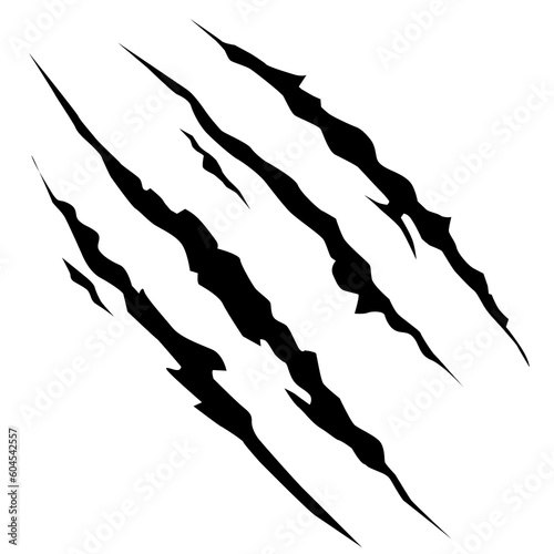 illustration of a silhouette of a black splashes on transparent background, Vector illustration