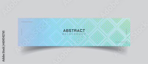 Linkedin banner with halftone pattern background