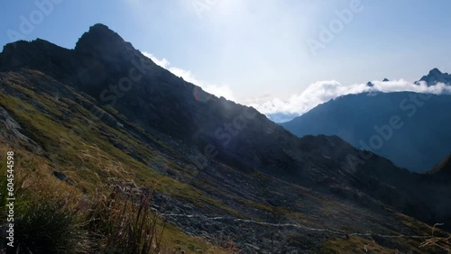 view of the mountains