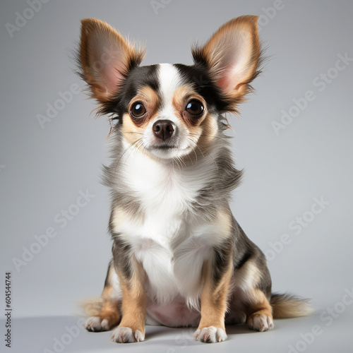 A chihuahua on a grey background © Hype2Art