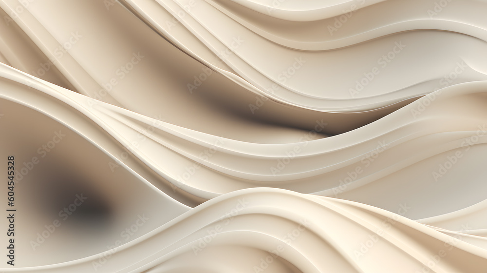 Obraz premium White chocolate dunes background. Generated AI