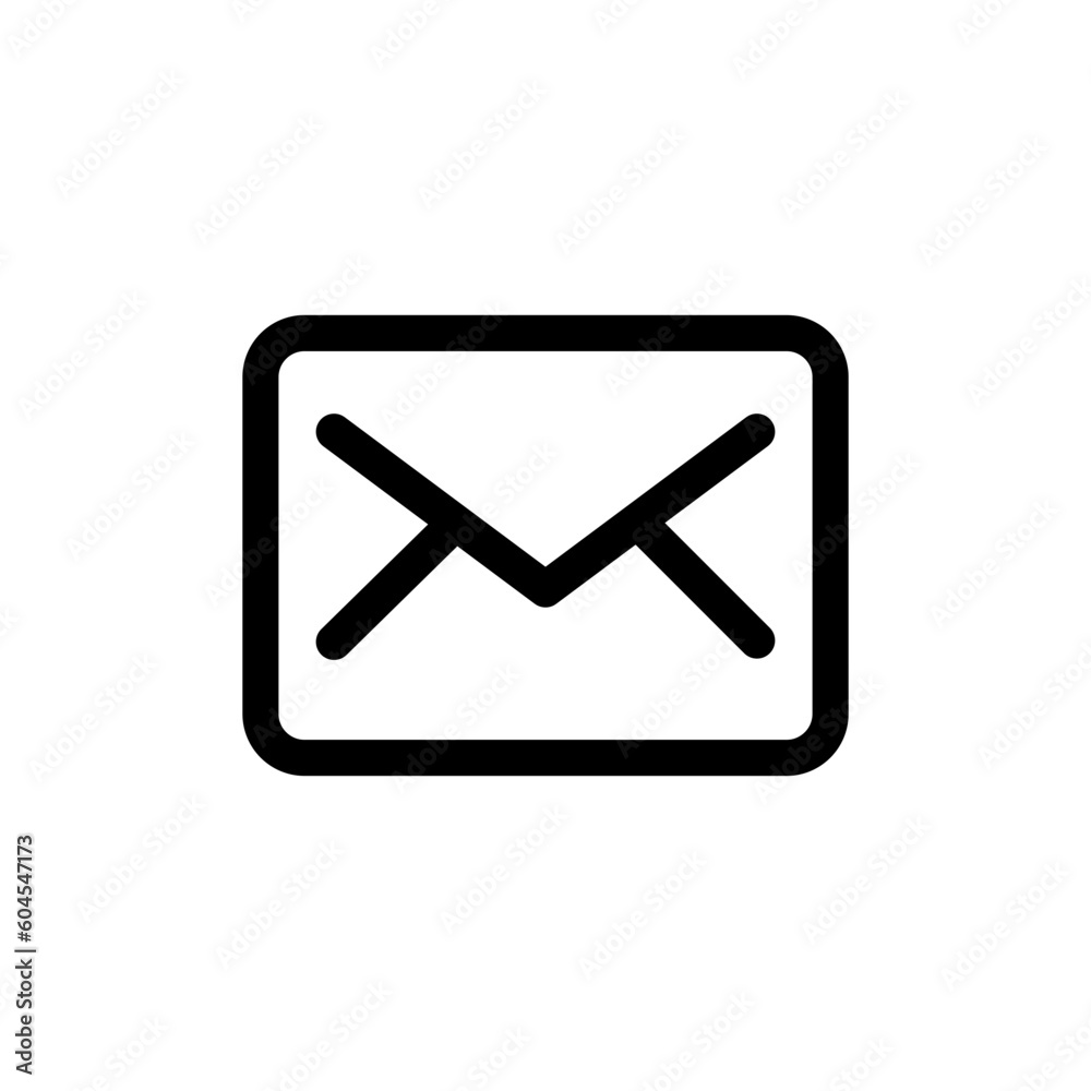 mail envelope icon, email message icon sign. notification new message icons. web vector icon mail envelope icon, email message icon sign. notification new message icons. web vector icon