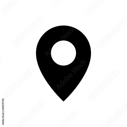 Location pin icon. Map pin place marker icon symbol. web vector icon
